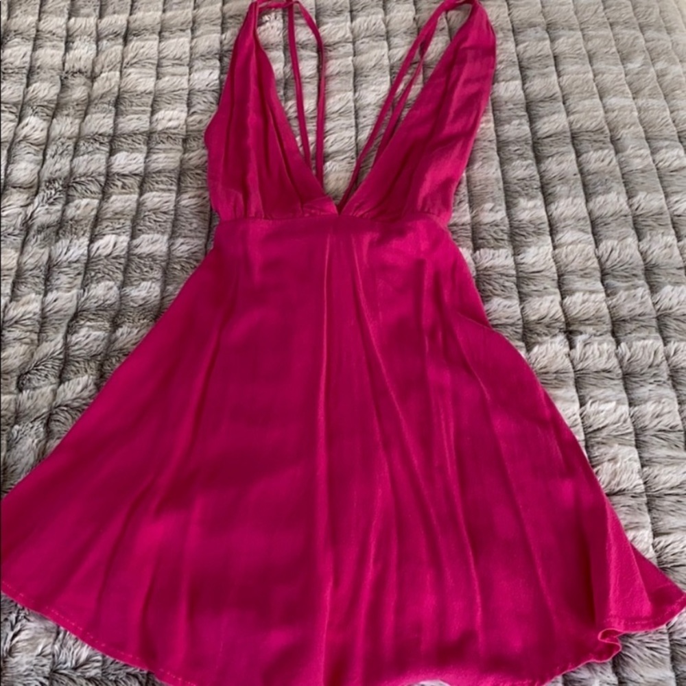 Open back summer dress